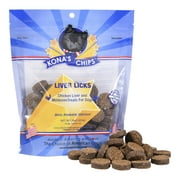 KONA'S CHIPS Liver Licks; Liver Dog Treat Chews, Dog Treats Made In USA ONLY, Healthy & Safe Treats For Your Dog, Dog liver treats 1 lb Bag