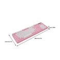 thumbnail image 1 of Mechanical Keyboard Light-transmitting Universal Gaming Keyboards Desktop Keypad 104-Keys Anti-oil Anti-skidding USB Desktop Keypad Office Type 1, 1 of 6