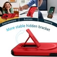 thumbnail image 5 of for iPhone 17 Pro Case with Camera Sliding Cover & Adjustable Kickstand, Magnetic Wireless Charging Rugged Shockproof Bumper Cases Heavy-Duty Magnetic Protective Phone Cover, Red, 5 of 10