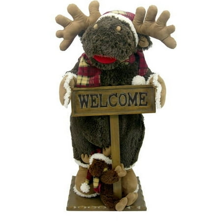 Holiday Time Brown Moose Decor