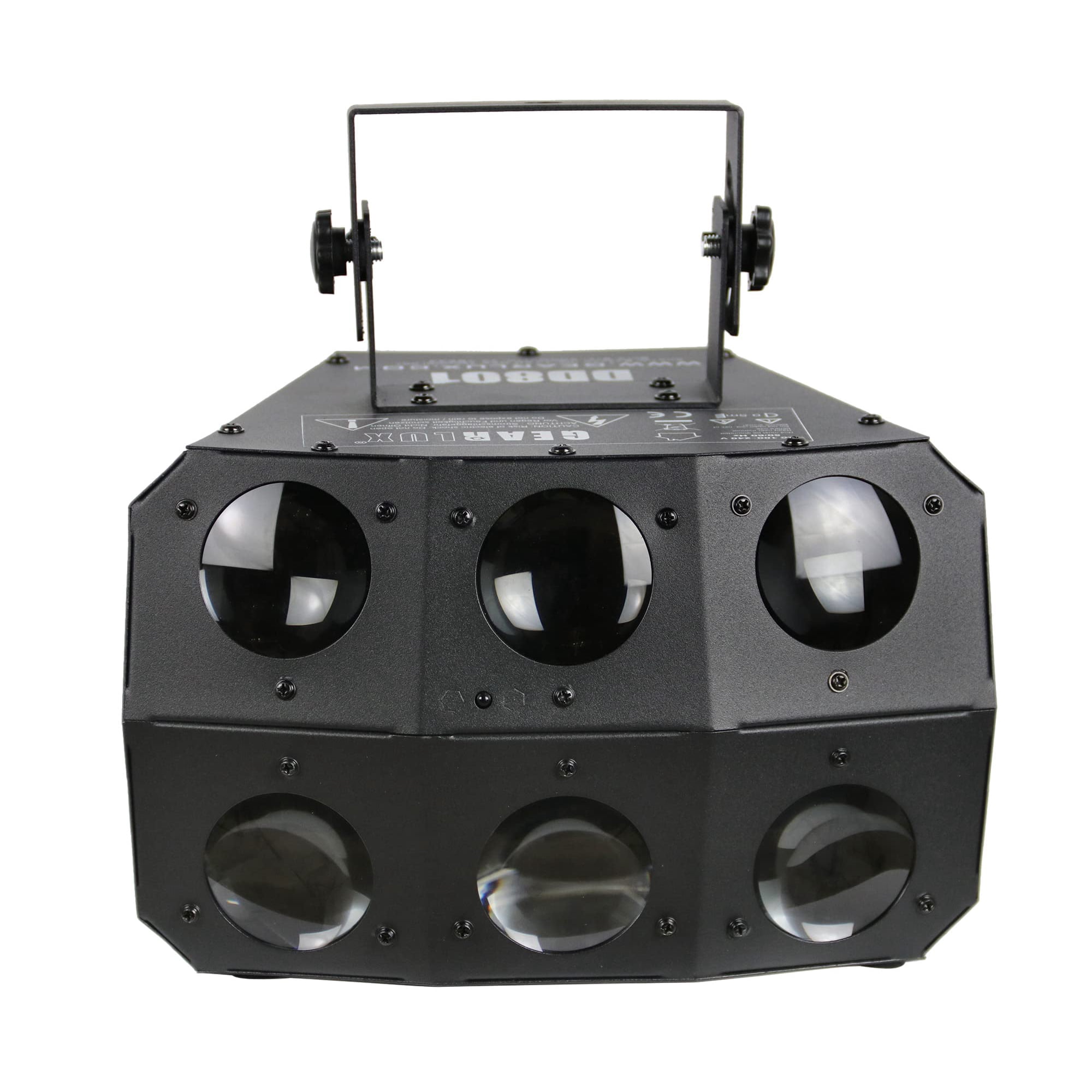 Gearlux 24PCS 3-Watt RGBW LED Derby Matrix Beam Light with 4 Digit LED Display for Halloween, Party, Wedding, Christmas and Stage Parties