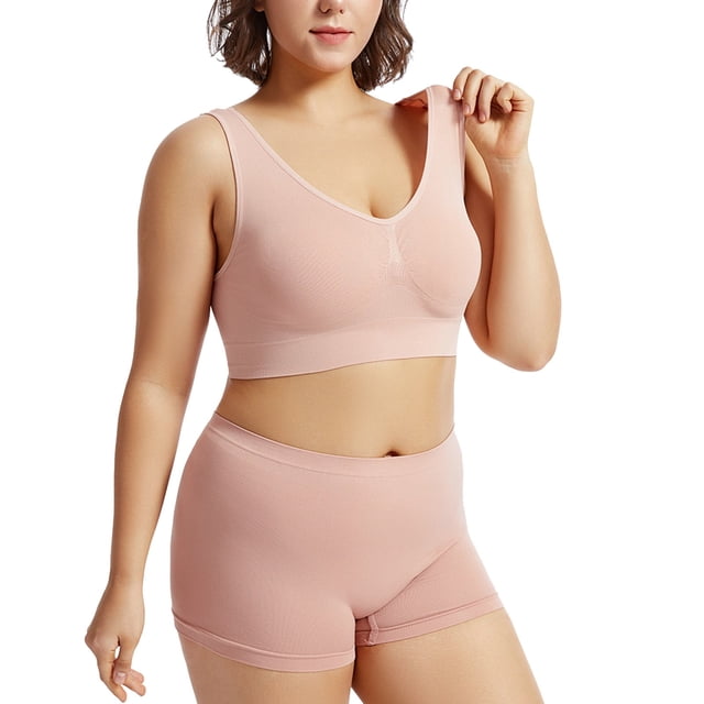 Conjunto de lencería floral de encaje para mujer - Dos piezas: sujetador y braguitas - Diseño sexy de poliéster - Ropa de dormir para la noche de bodas - Tallas S-XXXXXL