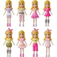 thumbnail image 5 of Polly Pocket Fashion Pack with 3-inch Doll and 18 Accessories, Puppy and Flower-Themed Travel Toy, 5 of 6