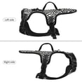 thumbnail image 3 of Pet Vest For Walking With Handle Adjustable Reflective Dog Cat Harness Black&white Llines Pattern, 3 of 7
