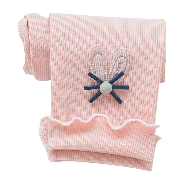 Odeerbi 2-10 Años Niñas Leggings Mallas Elásticas Algodón Cropped Pantalones Cintura Media Fondo Caliente Pantys Largos