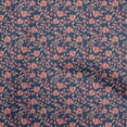 thumbnail image 1 of oneOone Polyester Spandex Navy Blue Fabric Floral Sewing Craft Projects Fabric Prints By Yard 56 Inch Wide, 1 of 5