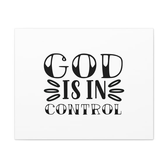Scripture Walls God Is In Control Romans 8:28 Christian Wall Art Bible Verse Print Ready to Hang Unframed