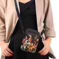 thumbnail image 4 of HELLHERO Colorful Paw Prints Crossbody Small Crossbody Bags, Women Adjustable Shoulder Strap, Casual Use Polyester 4.33"x1.97"x7.09", 4 of 7