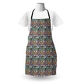 thumbnail image 3 of Abstract Apron, Circular Egg Like Shapes in Various Size and Colors Modern Illustration, Unisex Kitchen Bib with Adjustable Neck for Cooking Gardening, Adult Size, Multicolor, by Ambesonne, 3 of 4