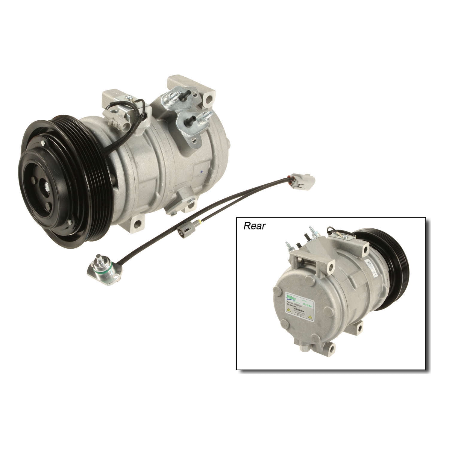 Valeo New w/ Clutch A/C Compressor