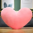 thumbnail image 3 of Peach Pink Heart Shape Cushion Soft Back Cushion Heart Shape Pillows Office Nap Pillow or Chair Back Cushion Stuffed (40x49cm), 3 of 4