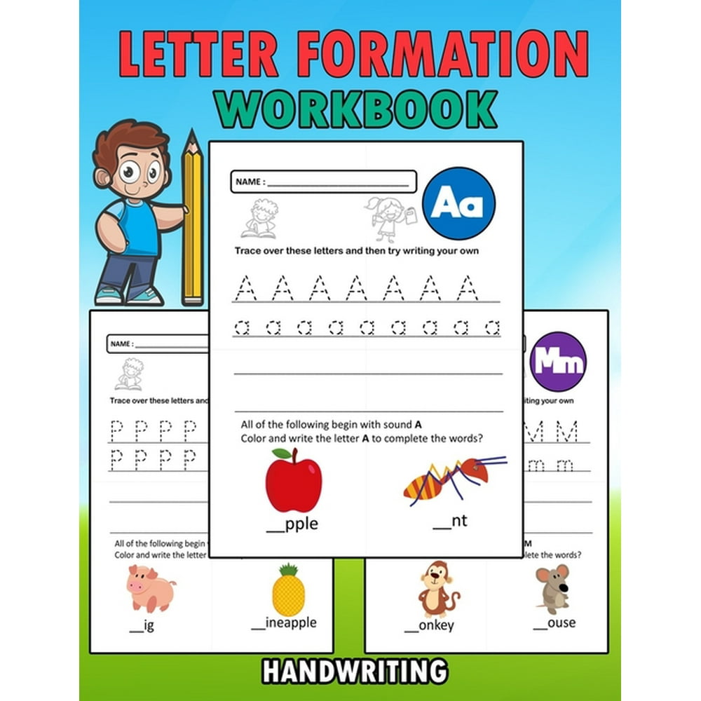 Letter Formation Workbook Letter Formation Activities For Kids, Help Children Learn To Write