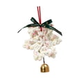 thumbnail image 2 of Adorno colgante de hilo navideño BLESIY con campana de metal 6.3 pulgadas, 2 of 8