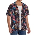 thumbnail image 2 of Fotbe United States Of America Camisa Estampada de Manga Corta para Hombre, Casual de Verano, Estilo Playero, Sin Arrugas-Medium, 2 of 5