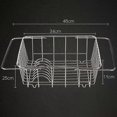 thumbnail image 3 of Expandable Dish Drying Rack over the Sink,Kitchen Stainless Steel Dish Drainer in Sink or on Counter, 3 of 5