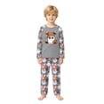 thumbnail image 2 of Matching Halloween Pajamas Set for Whole Family, Breathable Long Sleeve Halloween Family Pajamas with Ghost Coffee Print, Cute Family Halloween Pajama Set Party, 2 of 7