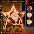 thumbnail image 4 of Clearance! DIY Sparkling Christmas Star Tree Topper, Christmas Pearl Art Kits for Adults, Pearl Diamond Art Diy Kits DIY (Santa), 4 of 7
