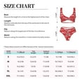thumbnail image 6 of Honeii Christmas Hohoho Print Women’s Bikini Set,Two Piece Swimsuit Bathing Suits,Stylish High Elasticity Swimwear for Beach and Pool, 6 of 7