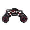 thumbnail image 3 of Cross-Country Racing Rock Crawler 4WD Toy Black Rally Truck RC Car 2.4 GHz 1:14 Scale Size w/ Working Suspension, Spring Shock Absorbers, 3 of 4