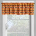 thumbnail image 2 of Ambesonne Aztec Valance Pack of 2, Warm Tones Geometrical Art, 54"X12", Vermilion Marigold Blue, 2 of 5