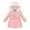 Pink, variant on Lovskoo Girls And Boys Winter Coats Heavyweight Hooded Jacket Kid Snow Outwear Cotton Coats 7 Years Pink