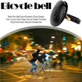 thumbnail image 3 of Wosthever Mini campana para bicicleta, diseño de anillo de rotación en espiral, bocina fuerte, sonido claro, clásico, duradero, accesorios para Ciclismo Wosthever OD006376-00, 3 of 6
