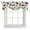 Off-White, variant on Tie Up Valances for Windows, Western Cowboys Adjustable Valance Curtains Window Treatment for Living Room, Brown Vintage Country Cactus Rod Pocket Kitchen Curtains & Drapes 42x18 Inch