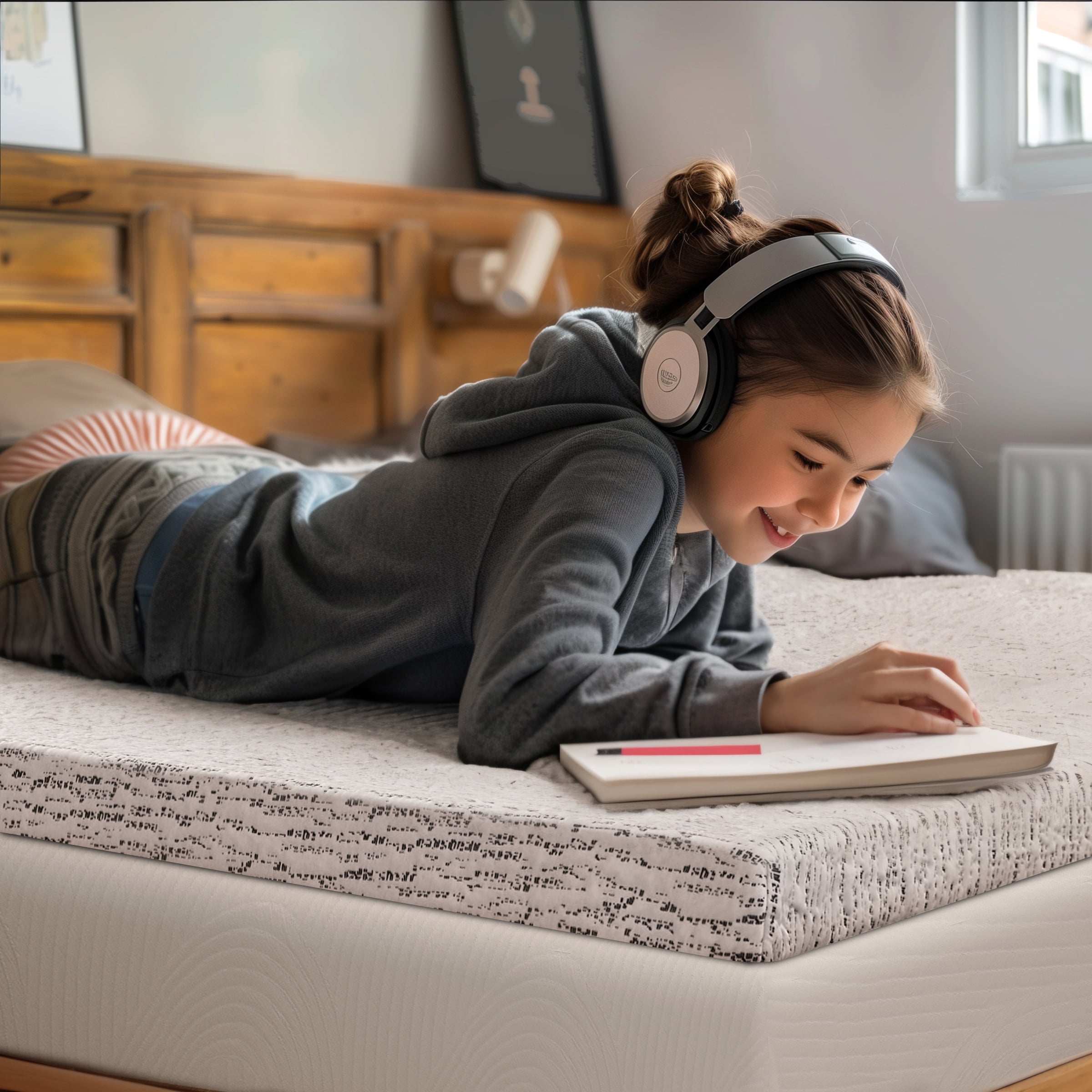 2, 3 or 4 inch Queen Mattress Topper,Plush Gel Memory Foam Mattress Topper with Cooling Cover (2 inch, Queen)