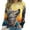 XVDSVF-2, variant on Colorful Lone Wolf Mom Sweatshirt For Women Long Sleeve Pullover