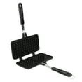 thumbnail image 1 of Stovetop Waffle Maker Pan, Double Waffle Pan Anti Stick Time Saving Aluminum  For Desserts, 1 of 8