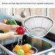 thumbnail image 4 of Rusts Resistant Stainless Steel Mesh Strainer High Capacity Colander For Food Draining Professional Kitchen Sieves, 4 of 4