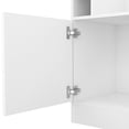thumbnail image 5 of 12 - wine glass rack included / For wine lovers / Functional corner bar cabinet, 5 of 6