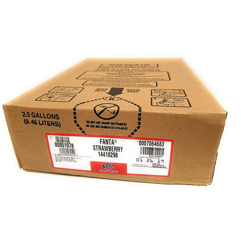 Fanta Strawberry Soda Pop, 320 Fl Oz Bag in a Box - Walmart.com