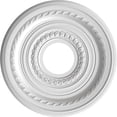 thumbnail image 5 of Ekena Millwork 13"OD x 3 1/2"ID x 3/4"P Cole Thermoformed PVC Ceiling Medallion (Fits Canopies up to 4 1/4"), Universal Aged Metallic Vintage Gold, 5 of 10
