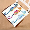 thumbnail image 1 of Cojín para silla ABPHQTO Three Seahorses 50x50 cm, 1 of 1
