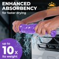 thumbnail image 2 of Shammy Towel Mighty Cleaner Premium XL para coche, paquete de 2, 2 of 9