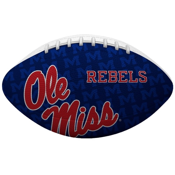 Balón de fútbol americano Rawlings NCAA Gridiron tamaño juvenil Ole Miss Rebels
