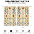 thumbnail image 2 of Mandala Design Curtains-blackout Curtains Bedroom Decor Living Room Darkening Grommet Window Drapes 2 Panels Set 41"x63", 2 of 2