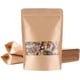 thumbnail image 1 of 100 bolsas de papel kraft Stück con ventana (15 * 22 * 5,5 cm), bolsa de papel kraft, bolsa de papel kraft, seguridad del material, impermeable y a prueba de humedad ACTIVE Biensenido a ACTIVE, 1 of 5