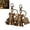 2PCS, variant on Halloween Spirit Boo Crew Ghost Keychain, Vintage Patchwork Ghost Key Chain, Spooky Boo Key Ring, Halloween Cute Keychains for Keys Backpack Purse Handbags