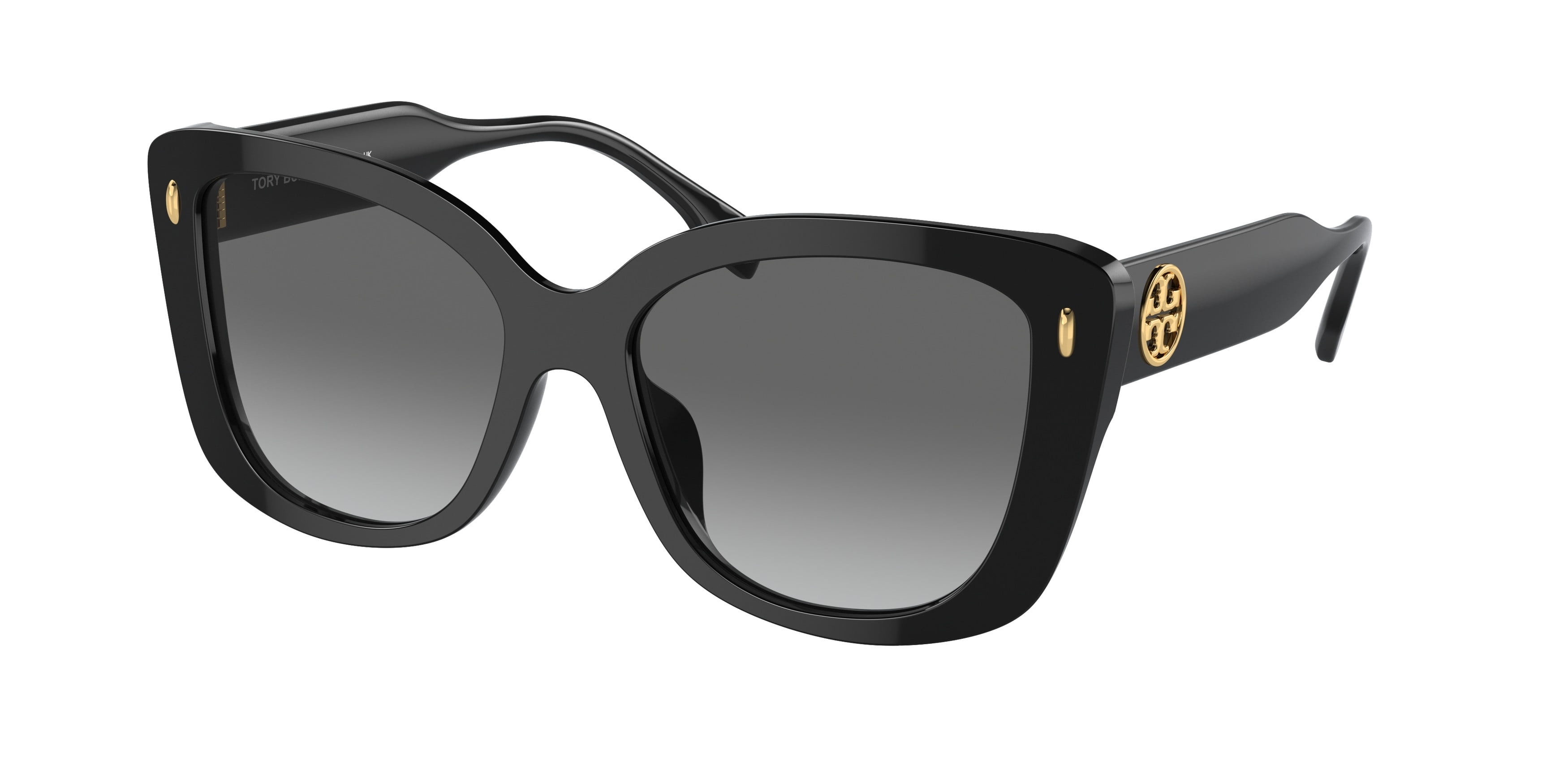 Sunglasses Tory Burch TY 9070 U 179187 Black Grey Solid  display picture 1