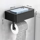 thumbnail image 3 of Soporte para papel higiénico - Accesorios de baño de material de acero inoxidable sin perforaciones Ndcxsfigh Libre de BPA, 3 of 4