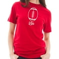 thumbnail image 3 of Big Size Football Life Graphic Design Unisex Short Sleeve Cotton Jersey T-Shirt - Red 2XL, 3 of 4