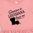 thumbnail image 4 of Inktastic Someone in Louisiana Loves Me Girls Toddler Dress, 4 of 5