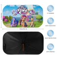 thumbnail image 2 of My Little Pony Sombrilla Solar para Auto - Protector de Parabrisas Plegable | Cortina Solar Delantero | Bloqueo UV y Aislamiento de Calor 133x73cm, 2 of 6