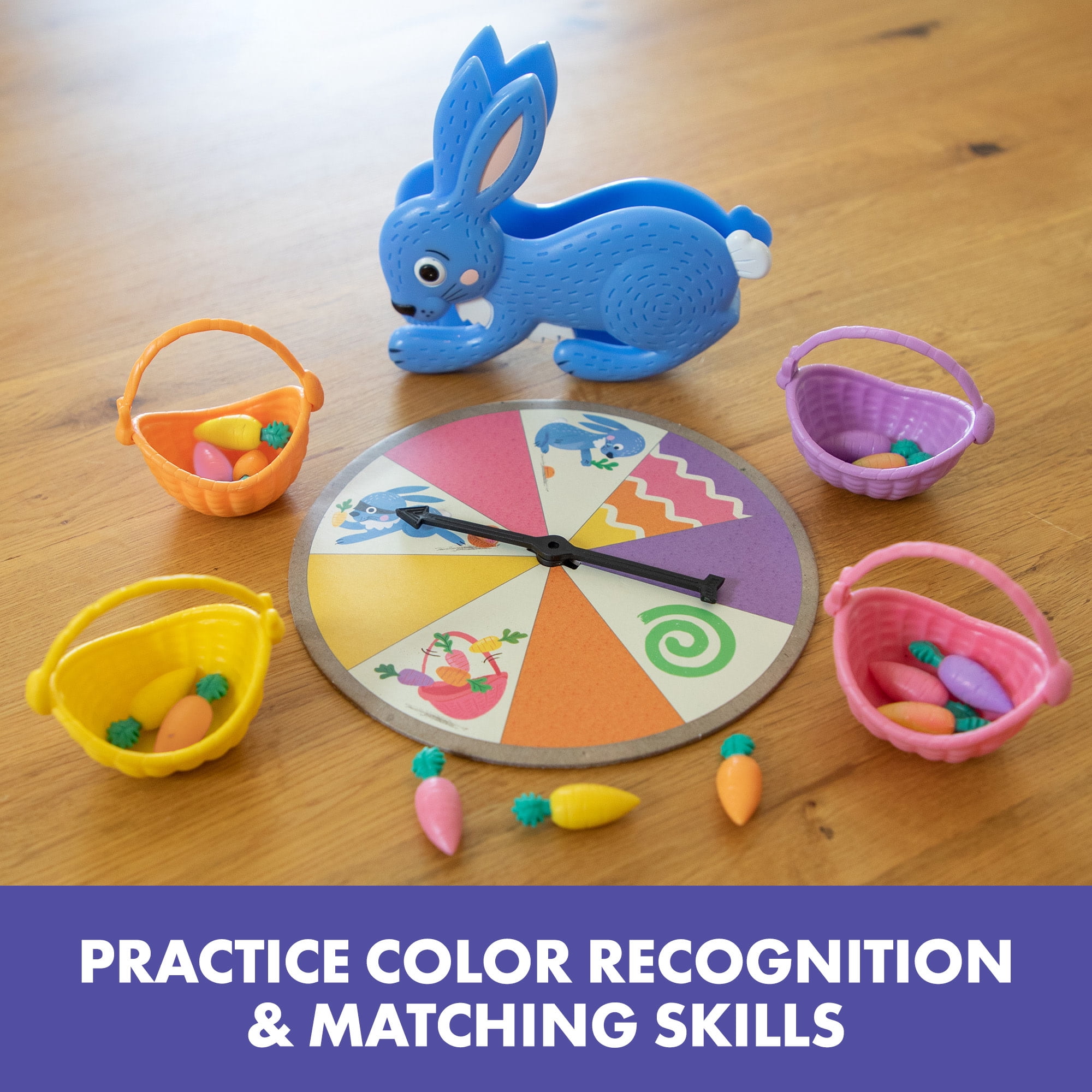 Educational Insights Hoppy Floppy's Happy Hunt, Preschool Board Game, Toddlers Ages 3+