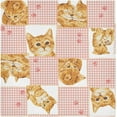 thumbnail image 5 of GZHJMY Cat Plaid Cloth Napkins Set of 4, Reusable Washable Oversized Table Napkins for Family Wedding Dinner Party Home Decor, 20 Inch Decorative Washcloths, 5 of 7