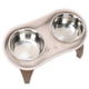 thumbnail image 5 of Cuenco elevado para mascotas, bandeja para cuenco para perros, mesa de comedor para perros, cuenco elevado de acero inoxidable, comedero para perros, uso práctico, 5 of 12