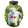 thumbnail image 3 of Sudadera con capucha con estampado 3D de ovejas divertidas para hombre, estilo hip hop callejero, personalidad, manga larga, informal, a la moda, unisex, 3 of 5