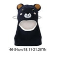 thumbnail image 3 of NAISIBABY Kids Winter Knit Hat, Protector Head & Neck Thicken Plush Cute Beanie Cap Navy Free Size, 3 of 3